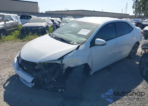 2016 Toyota Corolla S Plus from USA, damaged, VIN 5YFBURHE6GP419598